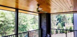 Ceiling for Lake Wylie Trex Deck