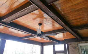 Coffered Ceiling Screen Porch
